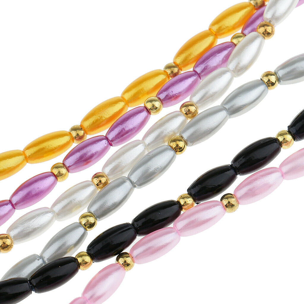 6pc Eye Glass Holder Chain Lanyard Necklace Beaded Glasses Holder Sunglasses