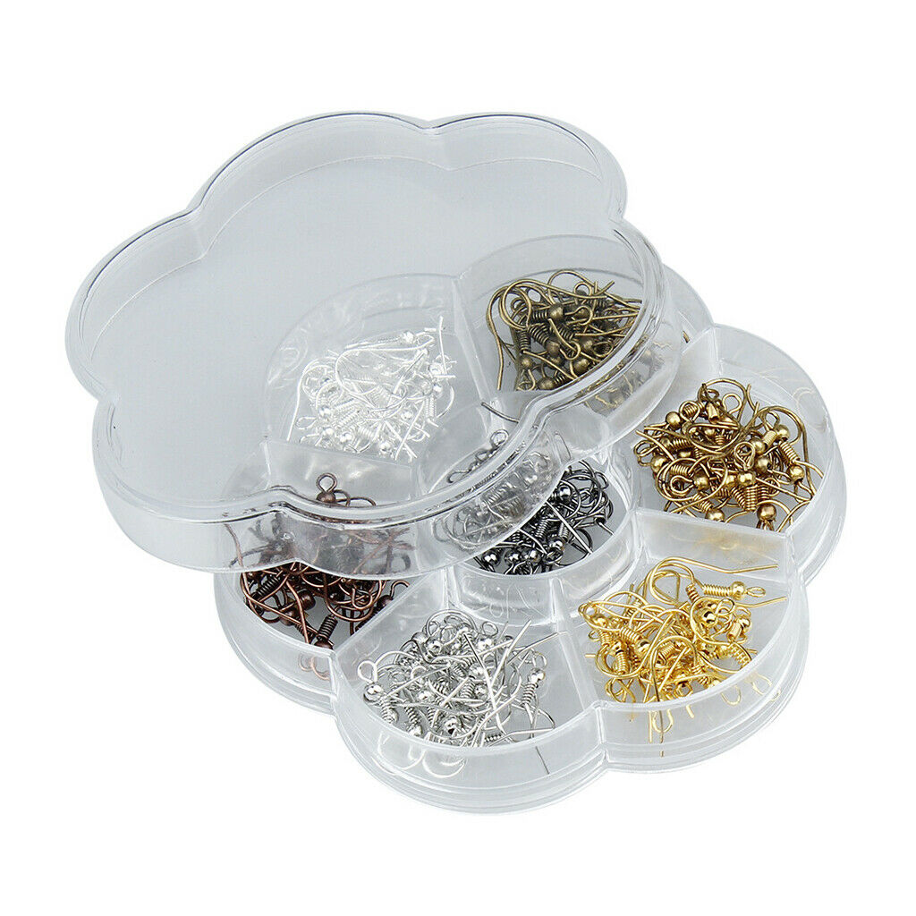 140x Various Earring Hooks Ear Wire Jewelry Making Findings Starter Kit