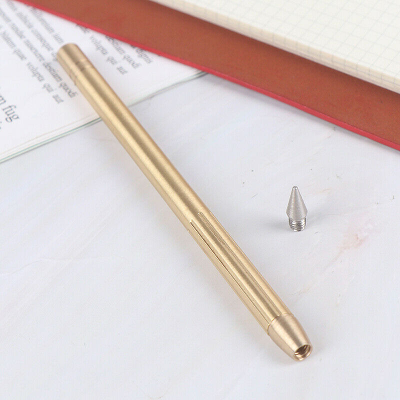 Outdoor Brass Inkless Pen No-ink Pen Copper Gift Pen Stylus Everlasting P.l8