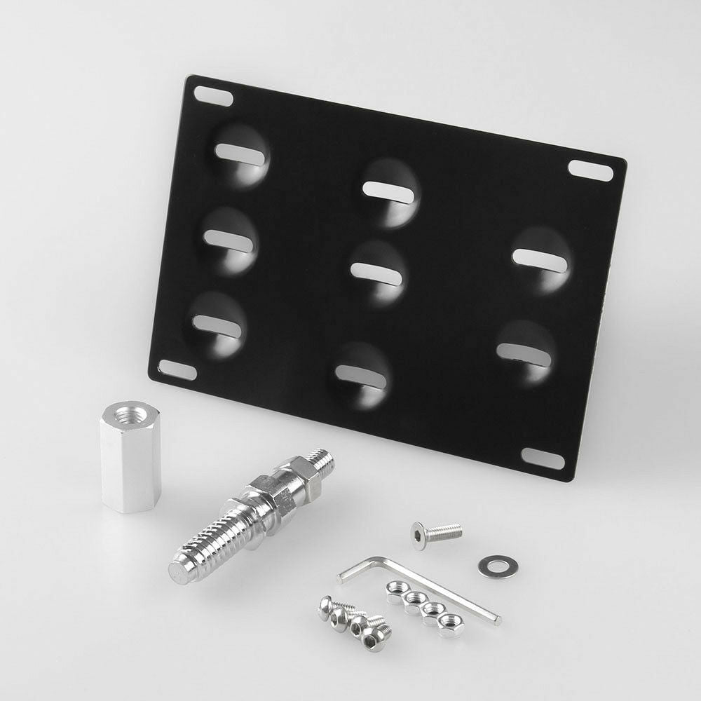 Front Bumper Tow Hook License Plate Mounting Bracket Holder For BMW 1 3 X5 X6