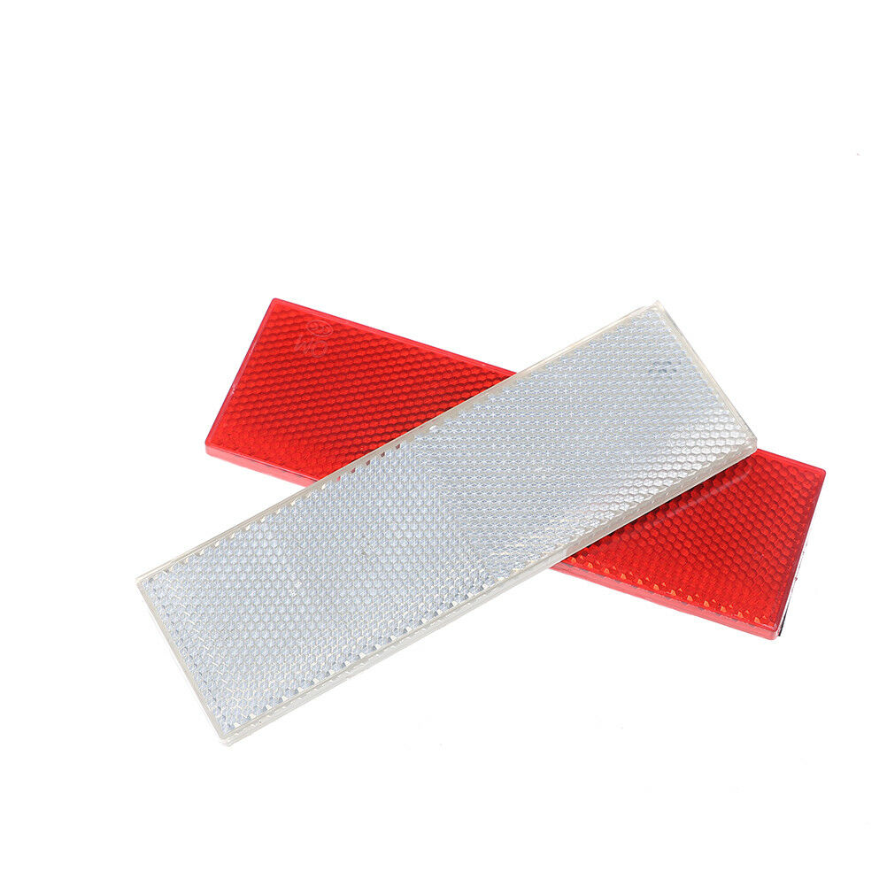 1PC red warning reflective safety plate reflector stickers for car truck DD