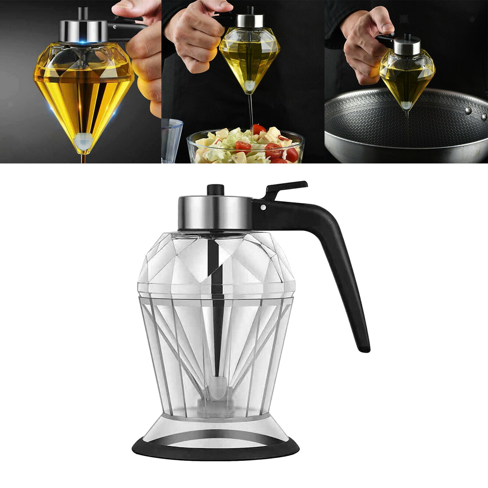 Kitchen Olive Oil Bottle Japanese Style Dustproof Kitchen Seasoning Bottle