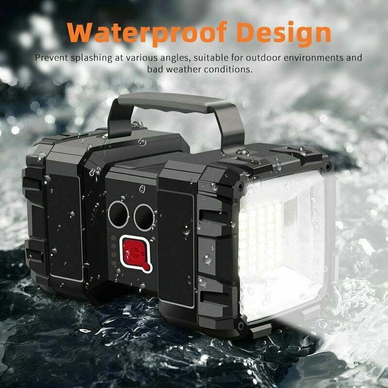 Rechargeable Portable Super Bright LED Searchlight Handheld Spotlight Flashlight