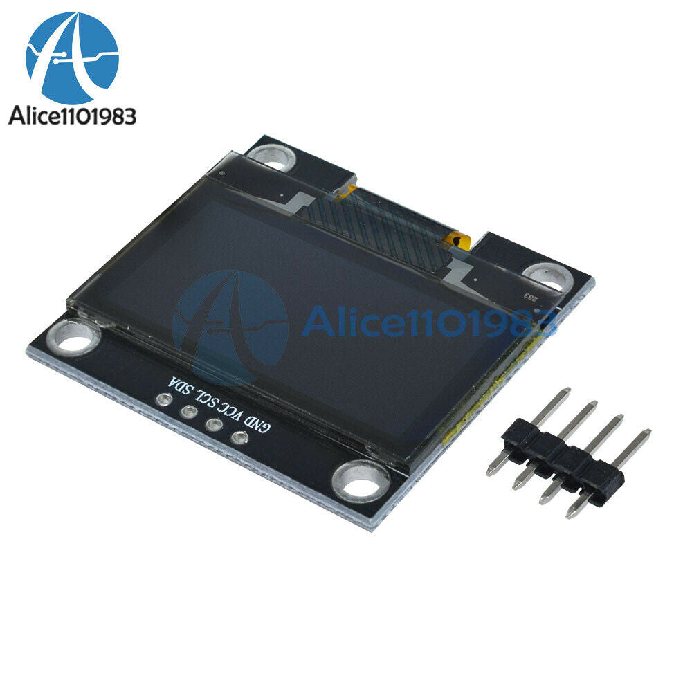 1.3" White OLED LCD 4PIN Display Module IIC I2C Interface 128x64 for Arduino