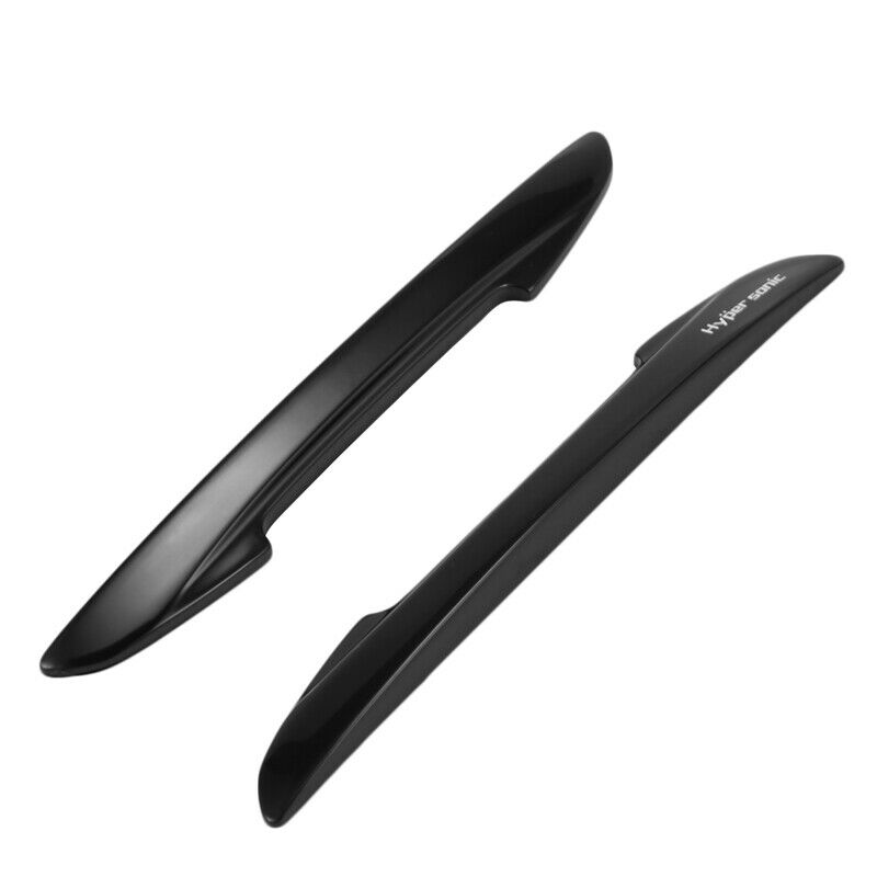 Hypersonic Car Door Edge Protectors Plastic Door Guard Black 4PCS L4T6