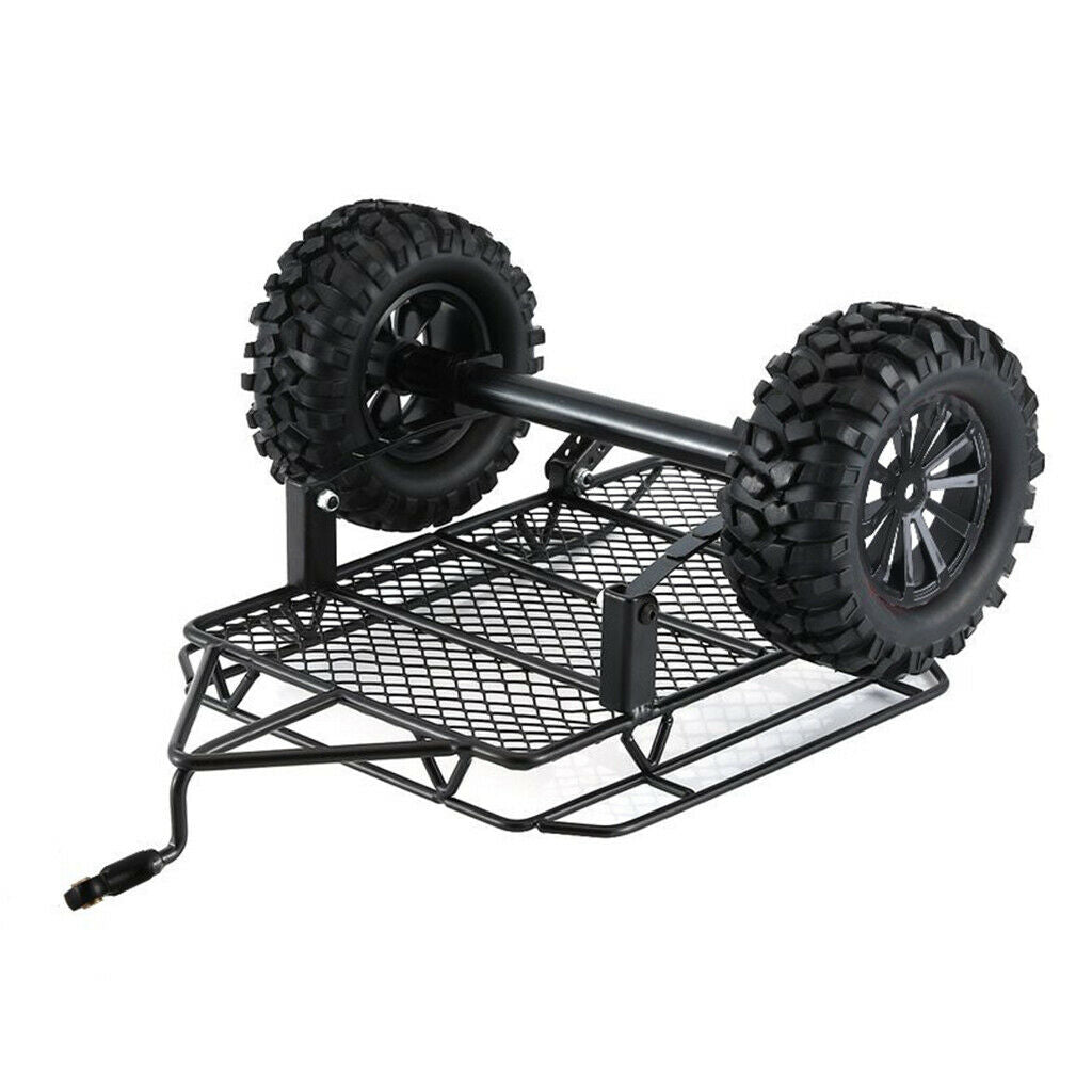 Trailer Car for SCX10 SCX10 III 4WD D90 CC01 Crawler DIY Upgrade Parts