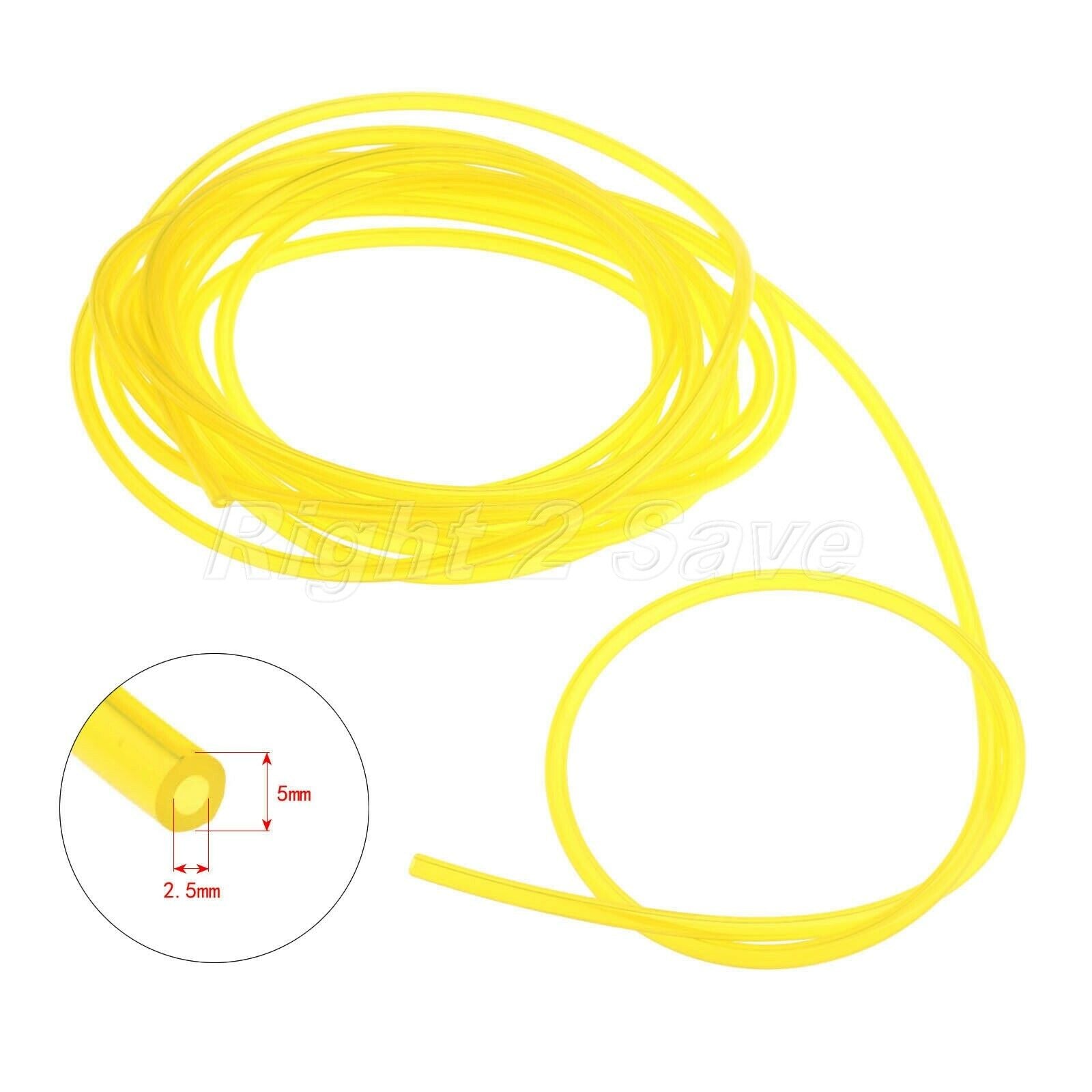 5 Meters Petrol Fuel Gas Engine Oil Line Pipe Hose For Trimmer Chainsaw Blower