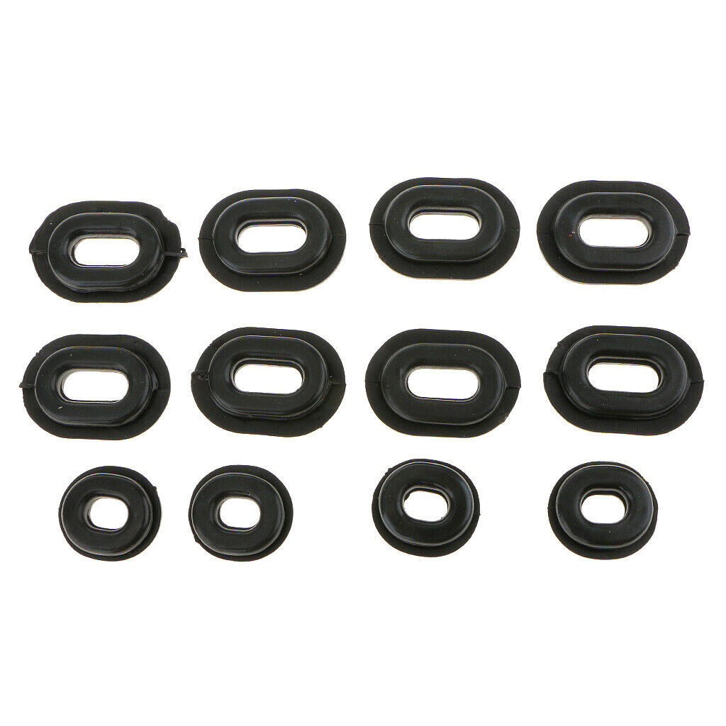 12x Rubber Grommet Fairing Washer For  CB CL XL 100 CG125 CB125S CB125T