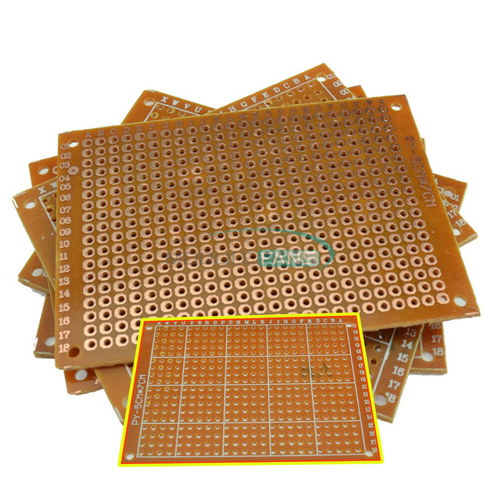 5PCS 5* 7cm DIY Prototype Paper PCB Board Universal 5 x 7cm Breadboard