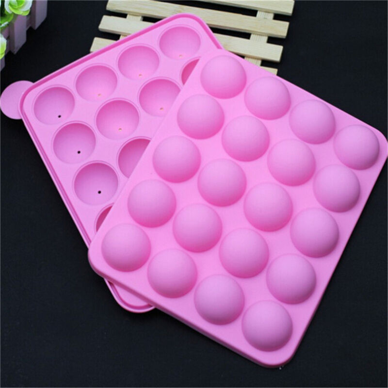 20 Sticks Cake  Mould Silicone Lolli Chocolate Mold Baking Tray Tool A.ljBD