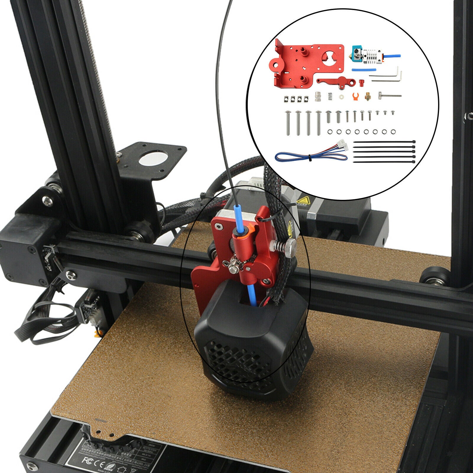 Aluminum Alloy Metal Mounting Plate Fixing Sets for Ender 3 Ender 3 Pro