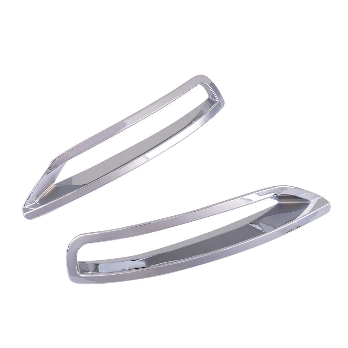 Chrome ABS Fog Light Lamp Cover Trims Fit For Subaru Forester 2014-2018