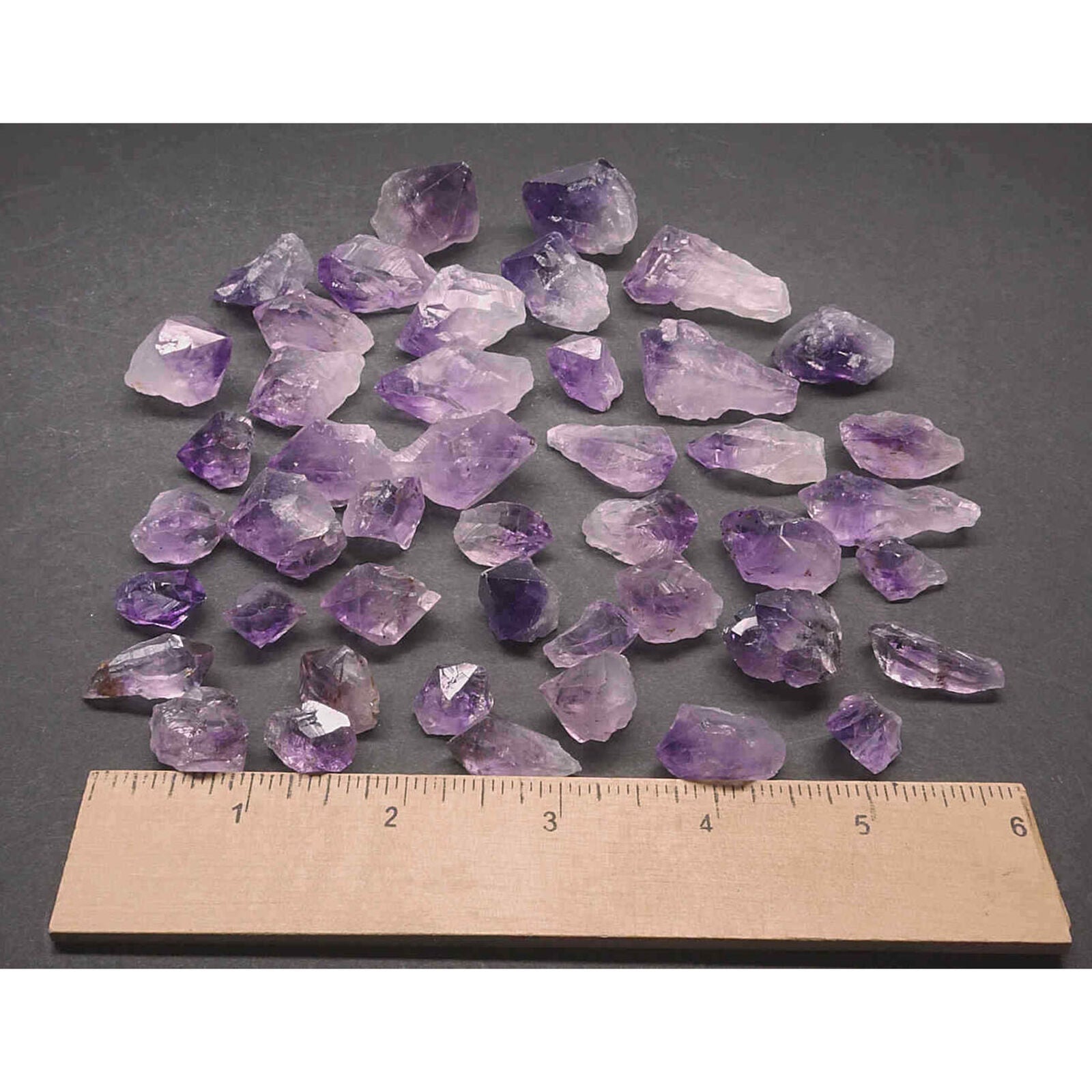 Amethyst Points Collection 1/2 Lb Natural Dark Purple Crystals