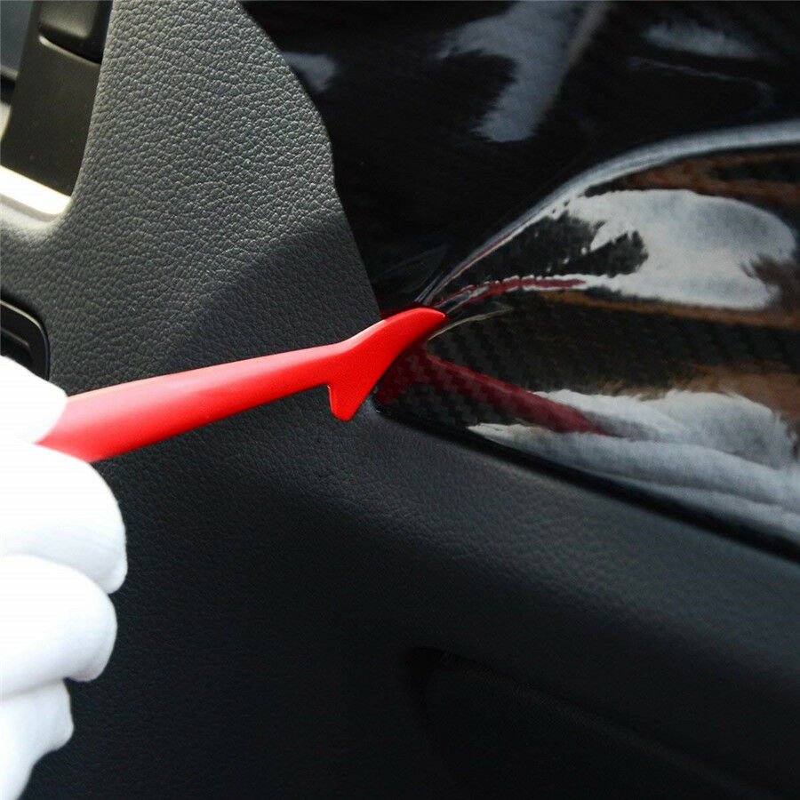 Set Car Vinyl Wrapping Tools Felt Squeegee Application Window Tint Kit Install