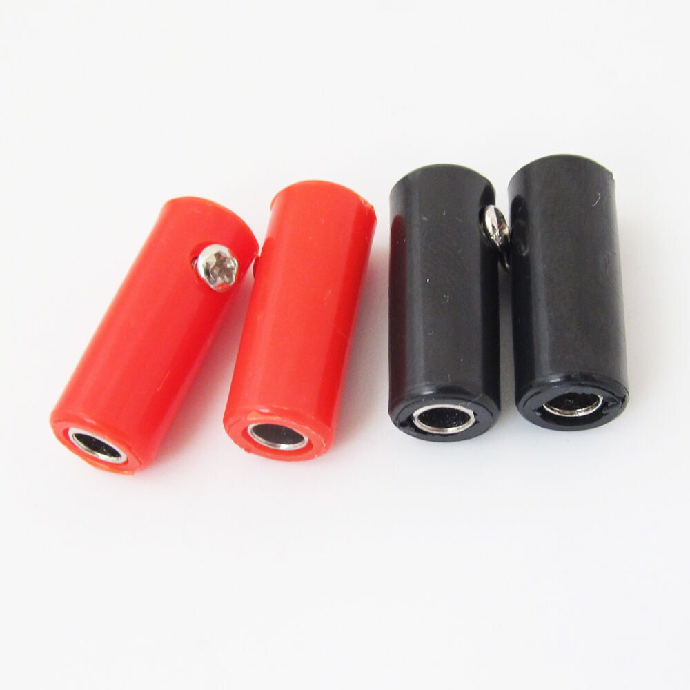 20pcs 4mm Banana Jack Female Socket Test Connector Screw for Cable Binding Post