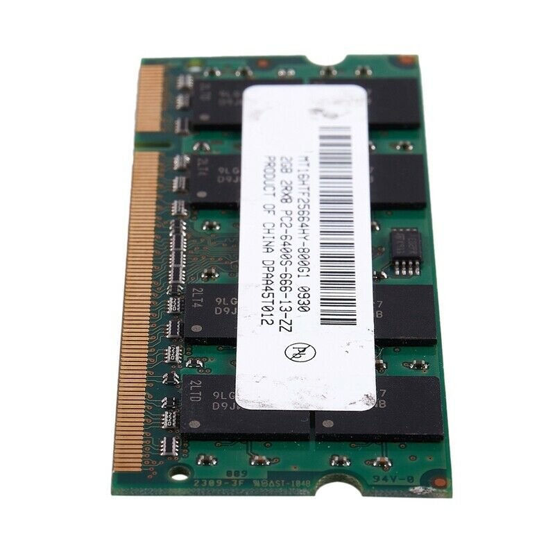 2GB DDR2 PC2-6400 800MHz 200Pin 1.8V Laptop Memory SO-DIMM ebook RAM L5U8