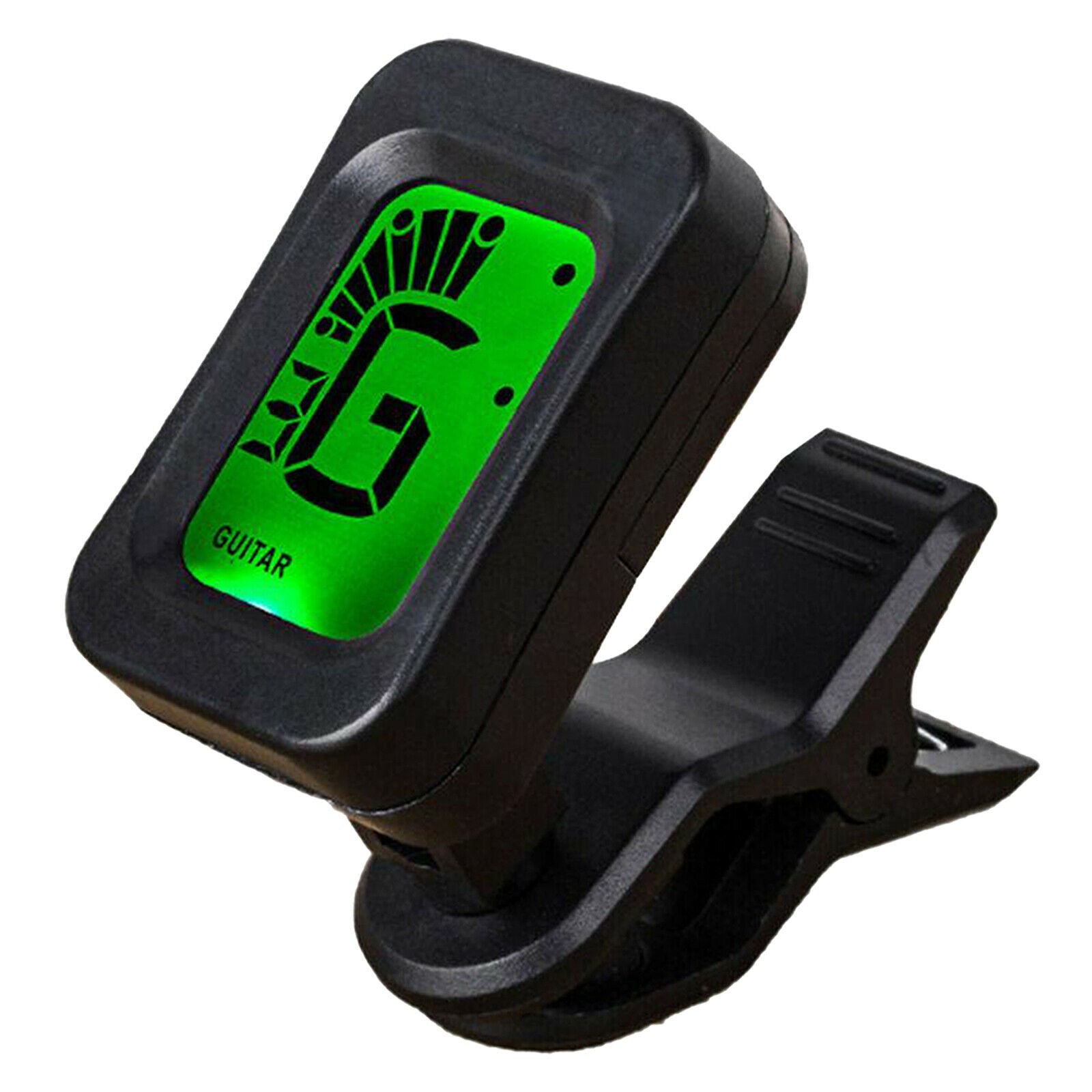 Mini LCD Screen Acoustic Guitar Tuner Clip Bass Instrument Ukulele Violin