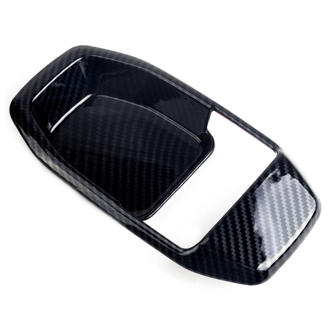 4pc/set Carbon Fiber Style Inner Door Bowl Cover Trim Fit for Jeep Wrangler as