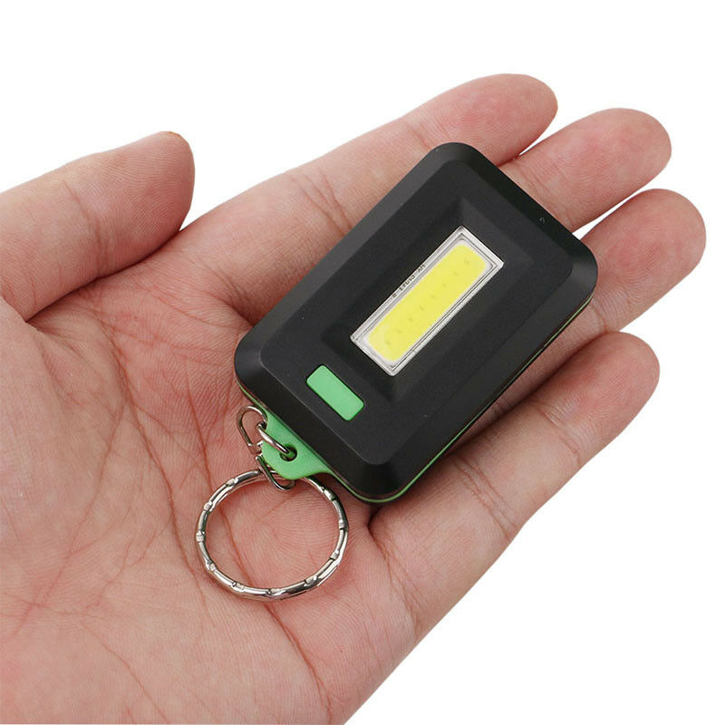 Mini LED COB Flashlight Waterproof Portable Keychain Torch Light Camping L.l8