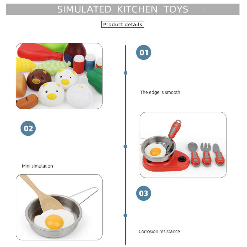 Children's kitchen playset toys role play toys preschool educational toys for