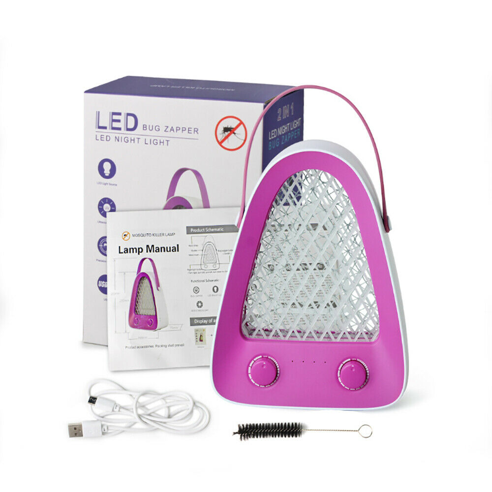 Electric UV Mosquito Killer Lamp Fly Bug Indoor Insect Zapper Pest Catcher