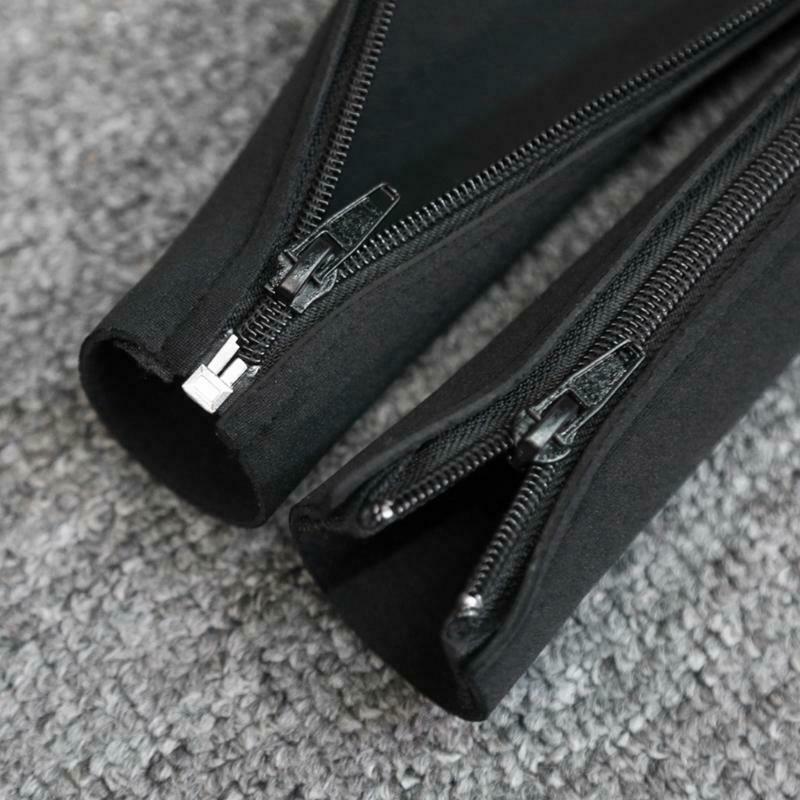 Cable Sleeves Cord Management Cables Flexible Wire Organizer with Zipper Buckle