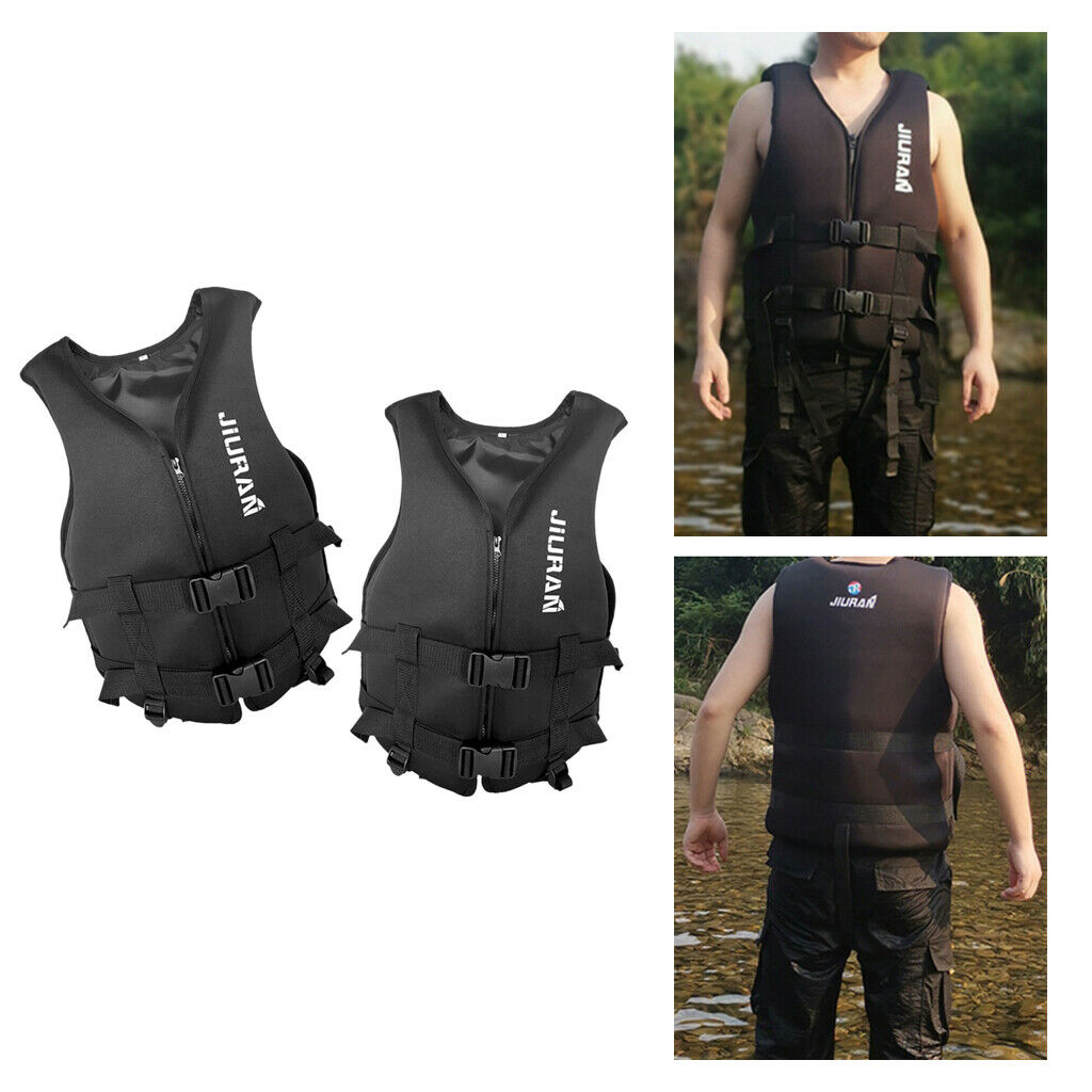 2x Life Jacket Life Vest Neoprene Buoyancy Buoy Floater Survival Emergency
