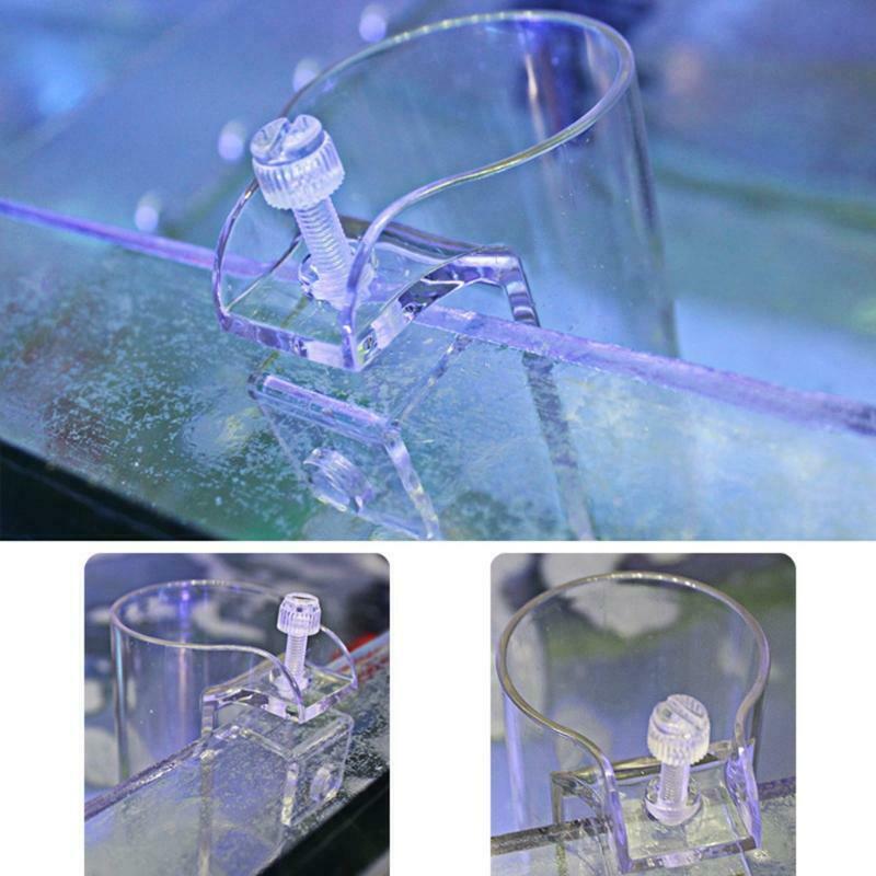 Aquarium Fish Feeder Arcylic Floating Food Feeding Ring Betta Fish Tank Feeder