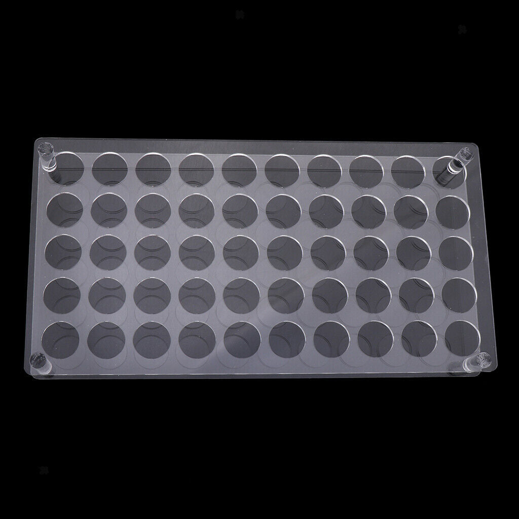Transparent 50 Spaces Acrylic Lipsticks Holder Storage Cosmetic/Organizer