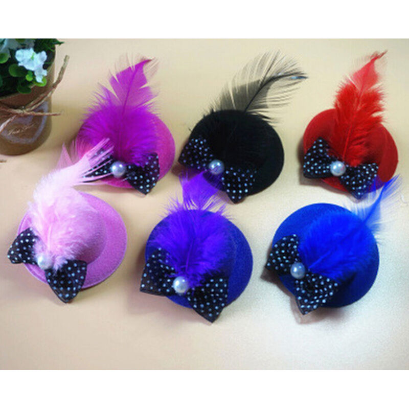 1PCS Cute Caps princess style Design Dog Hair Pet Grooming Hair Clips   J.l8