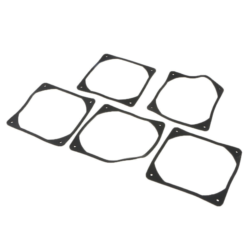 5x 80mm PC Case Fan Anti Vibration Gasket Silicone Shock Absorption Pad
