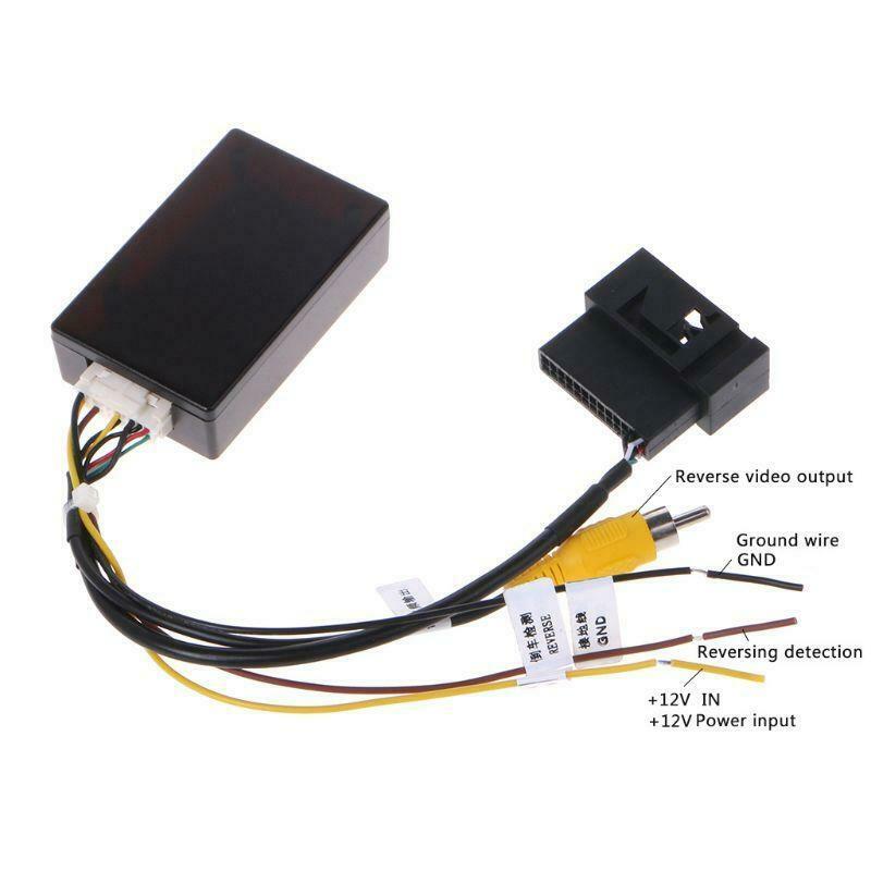 Car Backup Camera Rearview RGB To AV Converter Adapter Box New