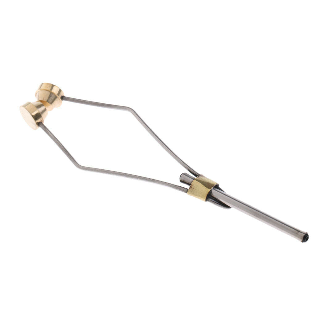 Stainless steel and Ming reel holder, fly fishing tool, fly tying