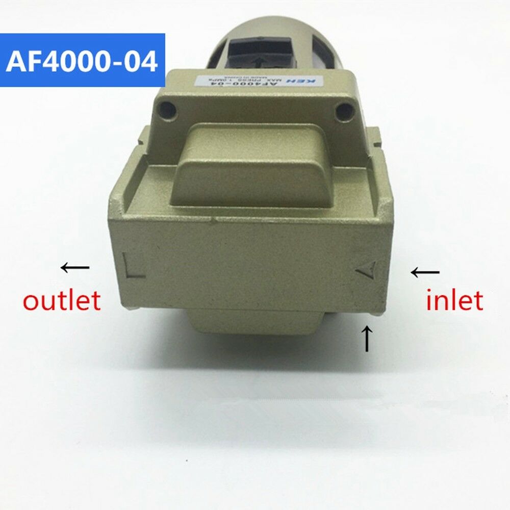 1PCS Pneumatic Filter Air Source Treatment 1/2"PT Adapter Diameter 0.05-0.85Mpa