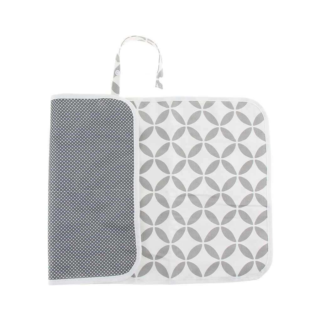 Compact Foldable Portable Travel Mat for Children - White, as described