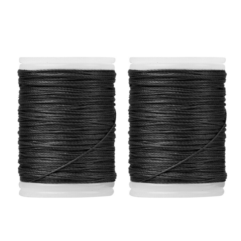 Pack of 2 Ultra-light 110m Archery Serving Thread for Various Bow Black
