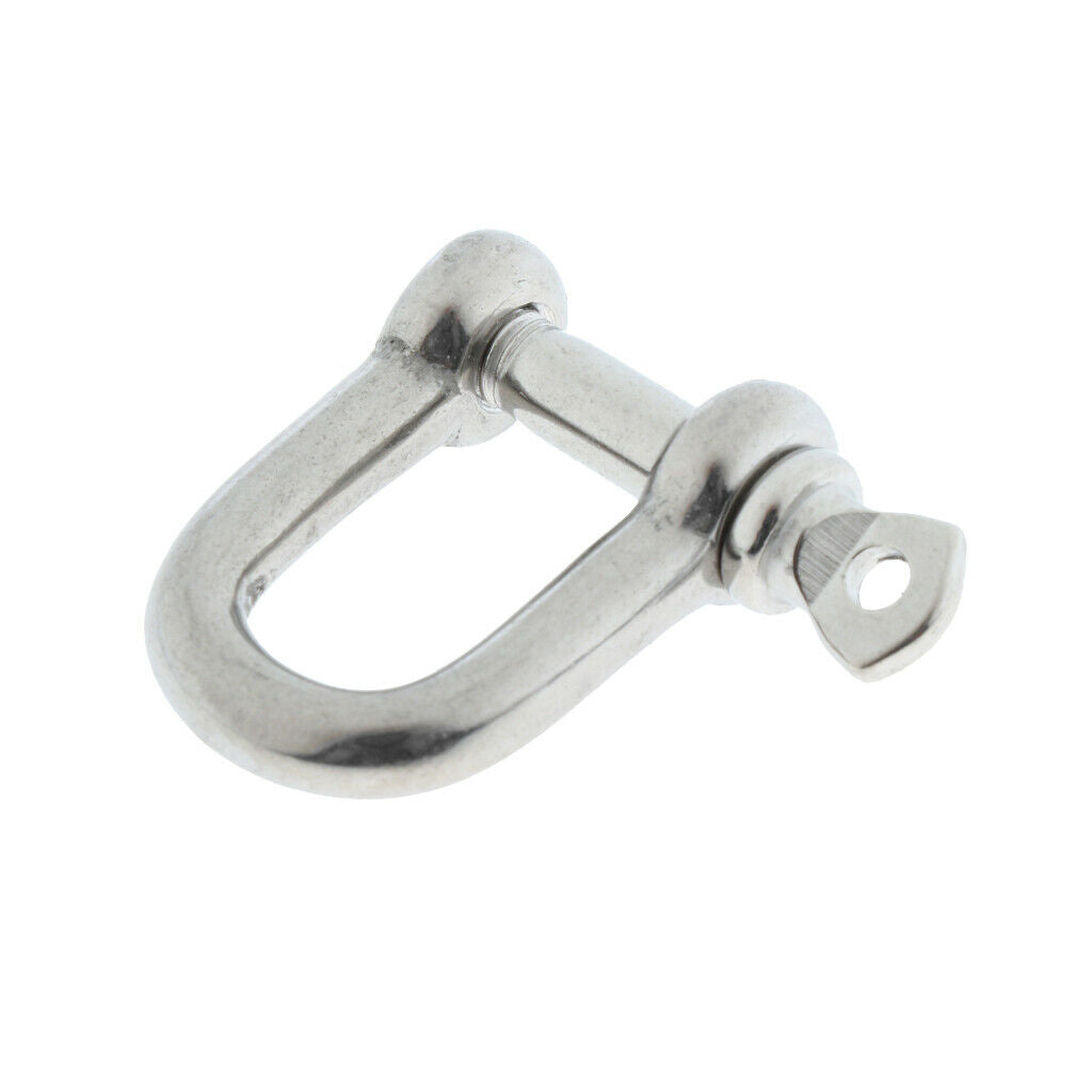 Set of 3 Stainless Steel D-Shackle Chain Shackle Rigging Fastener