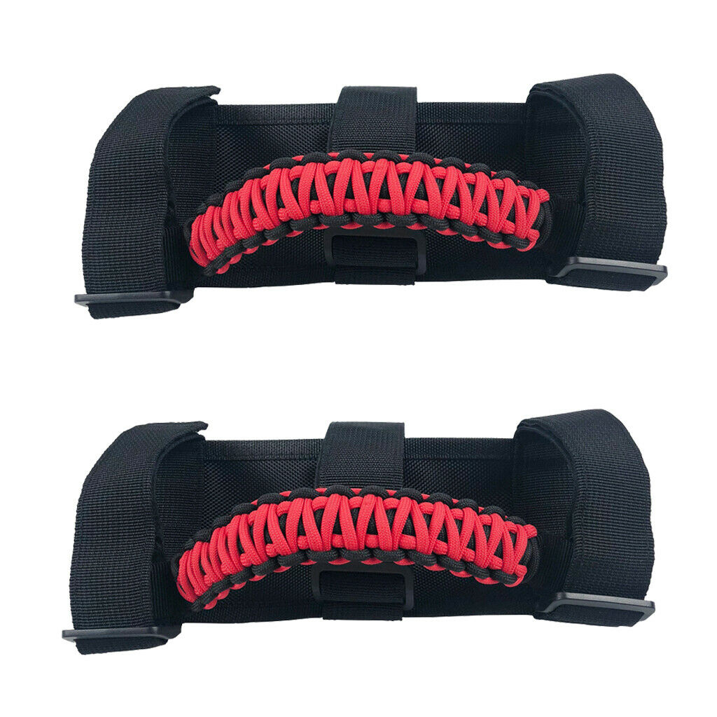 Grab Handles,Heavy Duty Unlimited Roll Bar Grab Handles for Jeep Wrangler TJ JK