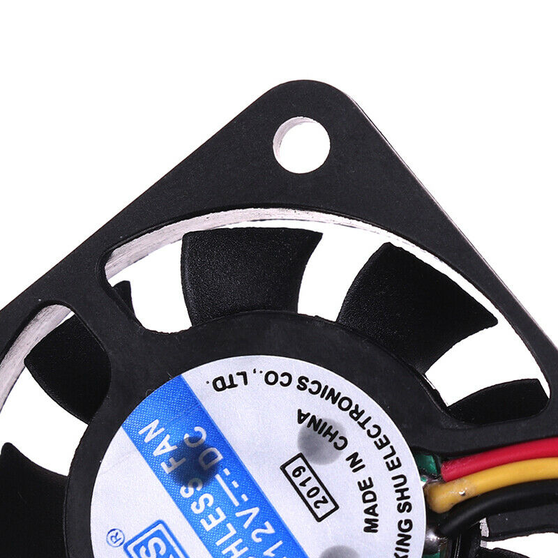 1Pc 4010 40MM 40*40*10 Cooling Fan 12V 0.8W 0.06A 3Pin Cooler Heatsink Min.l8