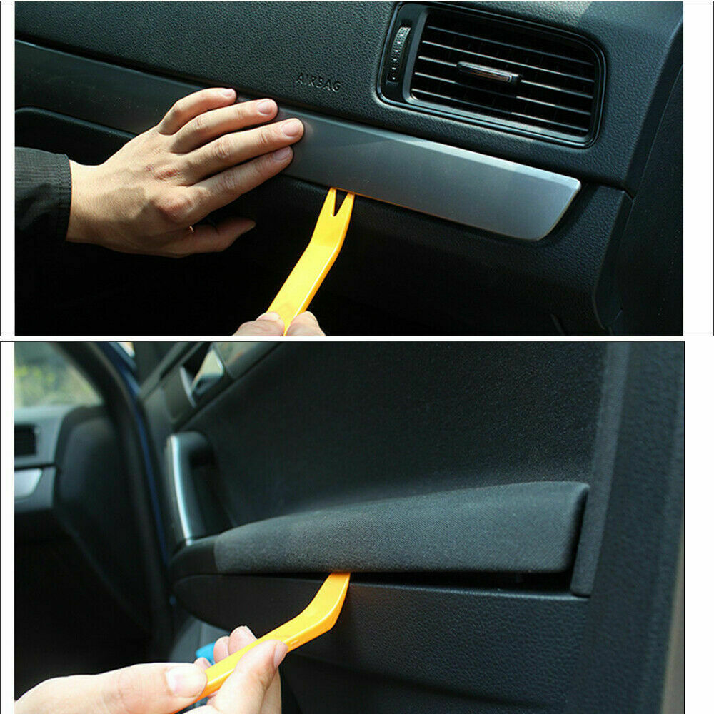 4Pcs Auto Car Radio Panel Door Clip Panel Trim Dash Audio Removal Installer Pry