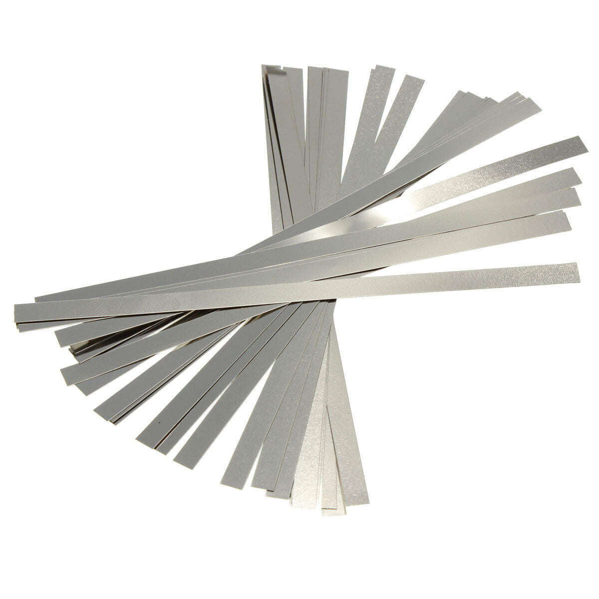 25PCS Pure 99.96% Low Resistance Nickel Ni Metal Strap Sheet 0.1 x 4 x 100 mm