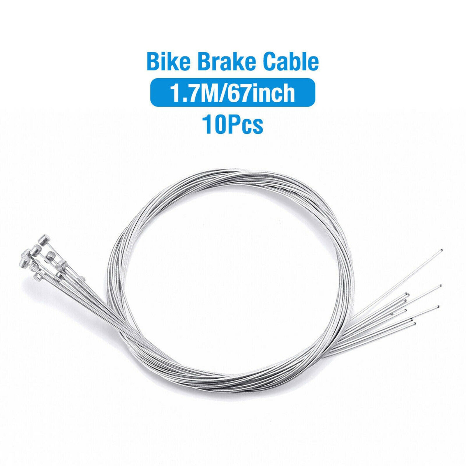 10x Bicycle Shifter Derailleur Gear Steel Rear Inner Brake Cables Wires