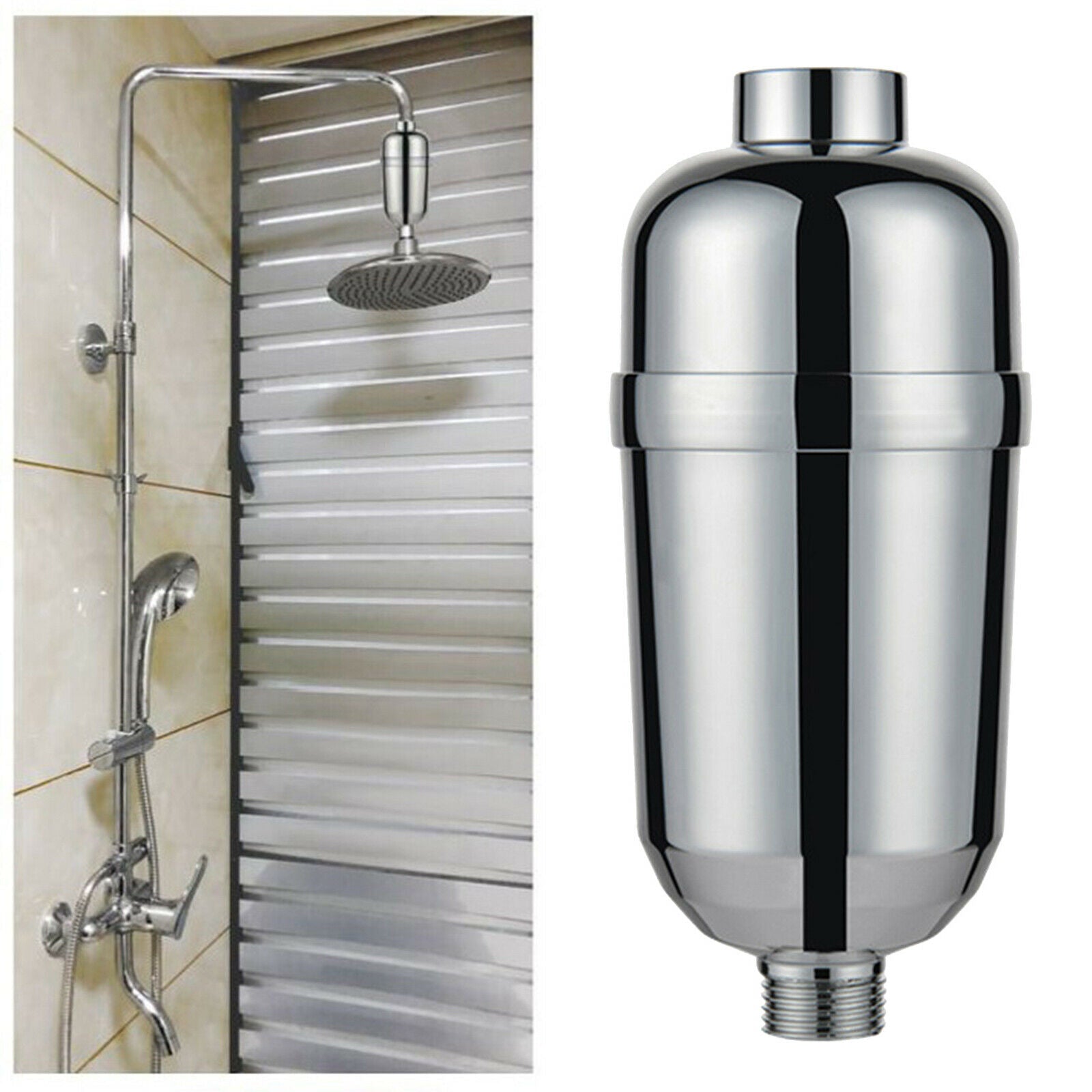 High Output Water-saving Bathroom Shower Head Filter for Chlorine Hard Water