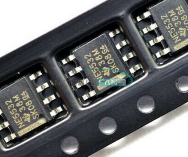 20PCS N5532 NE5532 SOP-8 SMD Dual Low Noise Op-Amp TI IC