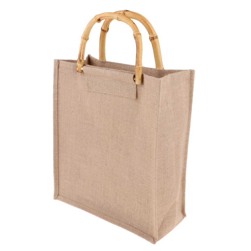 300 X 350 X 150mm Burlap Handbag Linen Shopping Bag for Packaging Box Cans