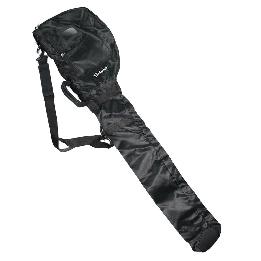 Portable Foldable Golf Club Bag Golf Clubs Storage Wear-resistant Black