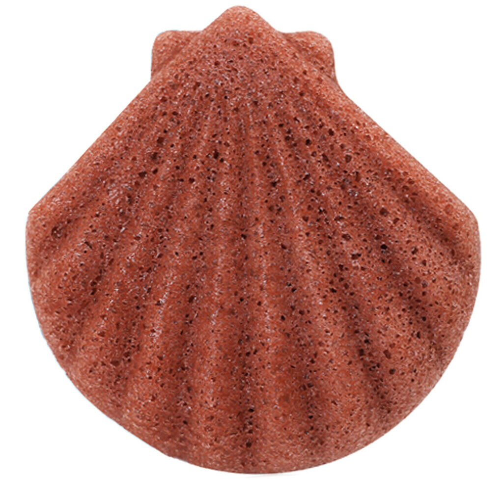 Sector Konjac Facial Exfoliating Sponge Face Wash Cleaning Puff Red