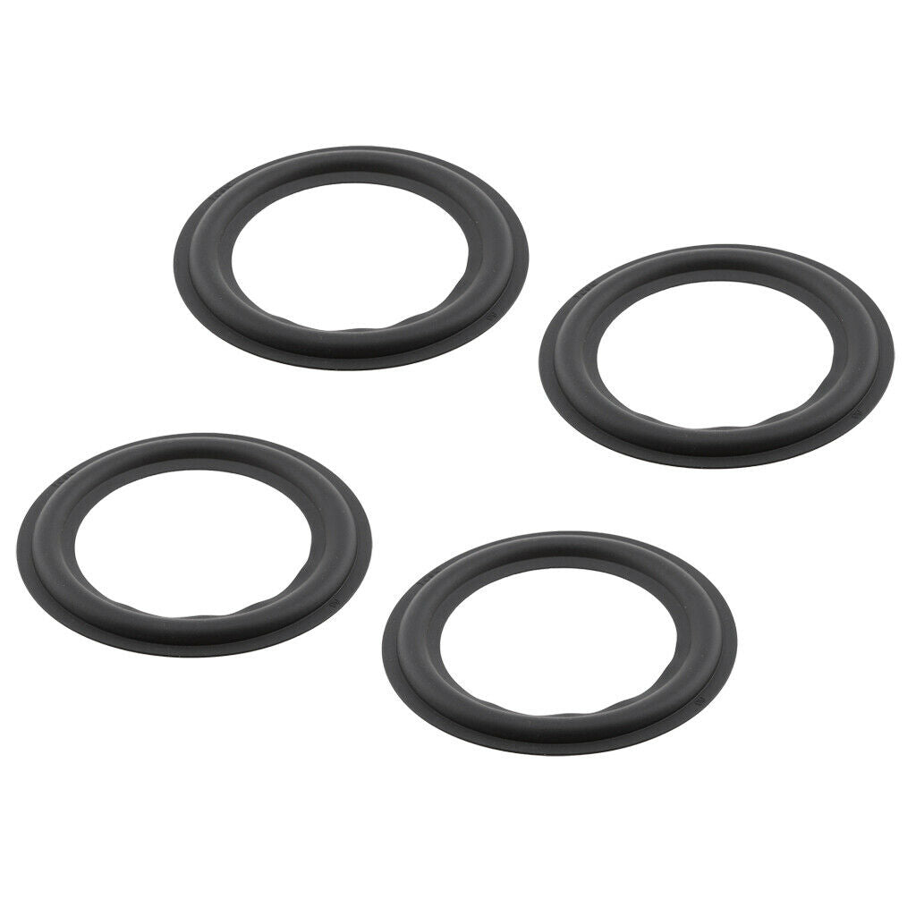 4Pcs Woofer Audio Speaker Part Foam Edge Surrounds Rings Spare Kit 4''