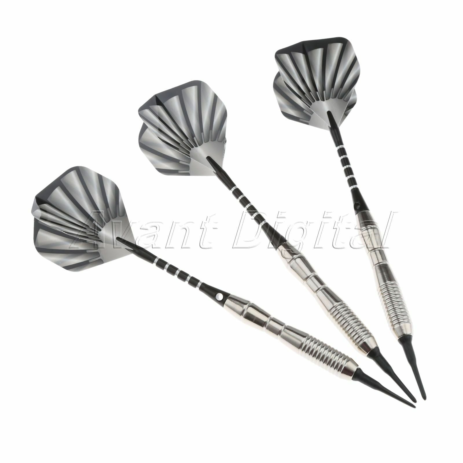 3 Pcs 18 Grams Plastic Soft Tip Darts With Aluminium Alloy Shafts High Quality