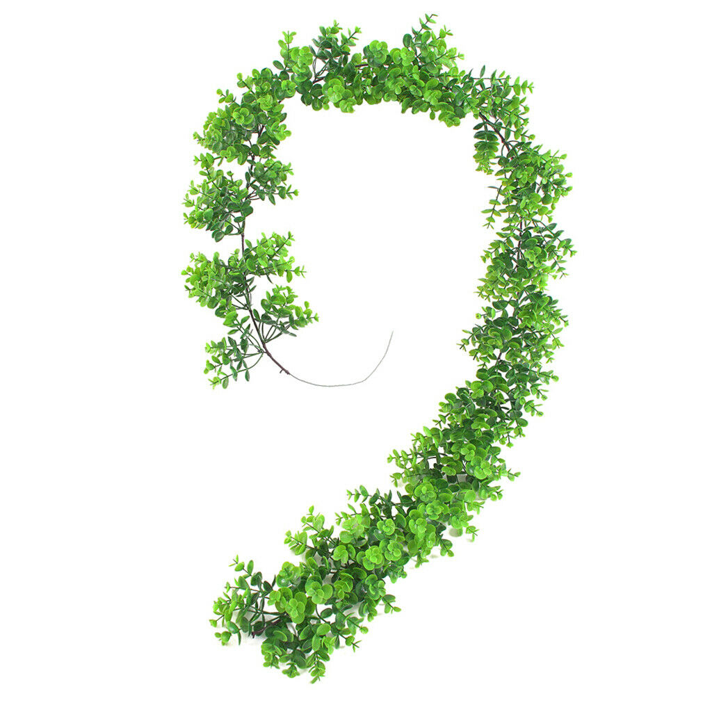 6.23ft Artificial Vines Hanging Eucalyptus Leaves Greenery Garland for Wedding